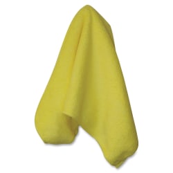 Genuine Joe General-purpose Microfiber Cloth - Cloth - 16" Width x 16" Length - 180 / Carton - Yellow