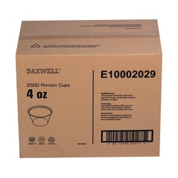 Portion Cups, 4 Oz, 10 Per Pack, Carton Of 250 Packs