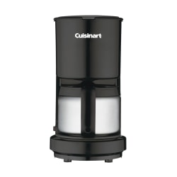 Cuisinart® 4-Cup Coffeemaker, Black/Silver