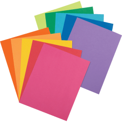 Pacon Printable Multipurpose Card Stock - Letter - 8 1/2" x 11" - 65 lb Basis Weight - 250 / Pack - Assorted