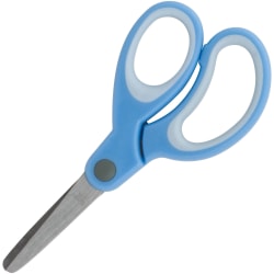 Sparco 5" Kids Blunt End Scissors - 5" Overall Length - Blunted Tip - Blue - 1 Each