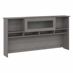 Bush® Furniture Cabot 72"W Desk Hutch, Modern Gray, Standard Delivery
