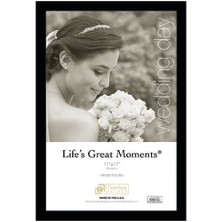 Timeless Frames® Life's Great Moments Frame, 11" x 17", Black