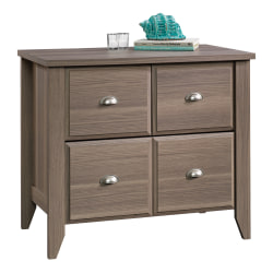Sauder® Shoal Creek 34-3/4"W x 21-5/8"D Lateral 1-Drawer File Cabinet, Diamond Ash
