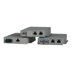 Omnitron OmniConverter FPoE/SL - Fiber media converter - 100Mb LAN - 10Base-T, 100Base-FX, 100Base-TX - RJ-45 / SC multi-mode - up to 3.1 miles - 1310 nm