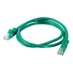 C2G 1ft Cat6 Snagless Unshielded (UTP) Ethernet Network Patch Cable - Green - Patch cable - RJ-45 (M) to RJ-45 (M) - 1 ft - CAT 6 - molded, snagless, stranded - green