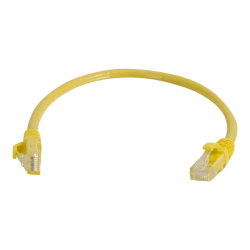 C2G 10ft Cat6 Snagless Unshielded (UTP) Ethernet Network Patch Cable - Yellow - Patch cable - RJ-45 (M) to RJ-45 (M) - 10 ft - CAT 6 - molded, snagless, stranded - yellow