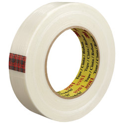 Scotch® 8981 Strapping Tape, 3" Core, 1" x 60 Yd., Clear, Case Of 12