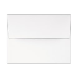 LUX Invitation Envelopes, A2, Peel & Press Closure, Red/White, Pack Of 50