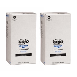 GOJO® SHOWER UP Clean Scent Soap And Shampoo Refills, 16.91 Oz, Pack Of 2 Refills