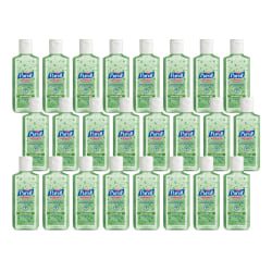 PURELL® Advanced Hand Sanitizer Soothing Gel, Fresh Scent, 4-oz. Flip-Cap Bottle, 24/Carton