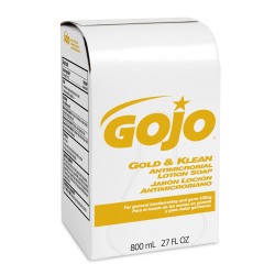 GOJO Gold & Klean Antimicrobial Lotion Soap, 800 mL refill