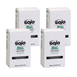 GOJO® Multi Green Gel Hand Soap Cleaner, Citrus Scent, 67.63 Oz, Carton Of 4 Bottles