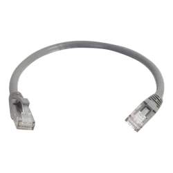 C2G 3ft Cat6 Snagless Unshielded (UTP) Ethernet Network Patch Cable - Gray - Patch cable - RJ-45 (M) to RJ-45 (M) - 3 ft - CAT 6 - molded, snagless - gray