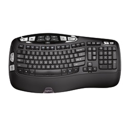 Logitech® K350 Wireless Full-Size Keyboard, Black, 920-001996