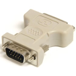 StarTech.com DVI to VGA Cable adapter - DVI-I (F) - HD-15 (M) - Connect your DVI-I Display to a VGA video card. - DVI to VGA - dvi to vga adapter - dvi to vga connector -dvi to vga converter
