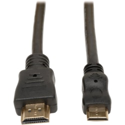 Tripp Lite HDMI To Mini HDMI Cable With Ethernet Digital Video / Audio Adapter, 3'