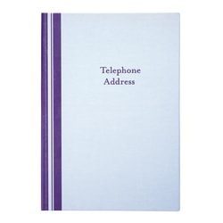 Office Depot® Brand Fashion Ringbound Telephone/Address Book, 7 7/16" x 9 3/16
