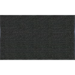Realspace® Tough Rib Floor Mat, 3' x 5', Charcoal