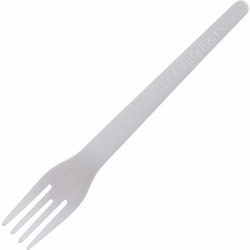 Eco-Products 6" Plantware High-heat Forks - 50 - 1 Piece(s) - 20/Carton - Fork - 1 x Fork - Disposable - Pearl White