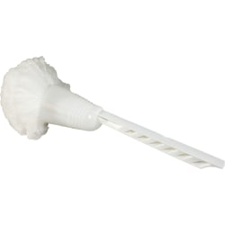 Impact Products Cone Bowl Mop - 5.50" Width Polypropylene Head - 13" Length - Non-slip, Acid Resistant, Heavyduty Handle - White - 50 / Carton