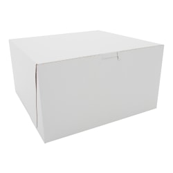 Southern Champion Bakery Box, 10X10X5.5, White, 100/Case