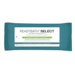 Medline ReadyBath SELECT Medium-Weight Cleansing Washcloths, Scented, 8" x 8", White, 5 Washcloths Per Pack, Case Of 30 packs