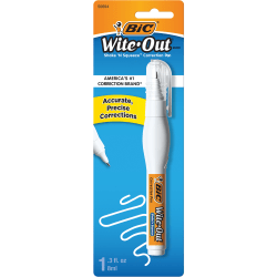 BIC Wite-Out Shake N' Squeeze Correction Pen, White, 8 ml