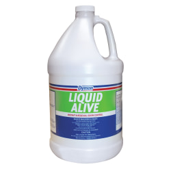 Dymon® Liquid Alive Odor Digester, Neutral Scent, 128 Oz Bottle, Case Of 4