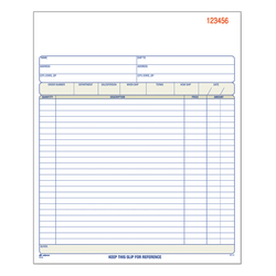 Adams® Carbonless Sales Order Book, 8 3/8" x 10 11/16, 2-Part, White/Canary