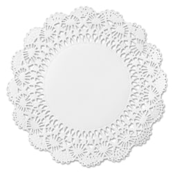 Hoffmaster® Cambridge Lace Paper Doilies, 10" Diameter, White, Pack Of 1,000 Doilies
