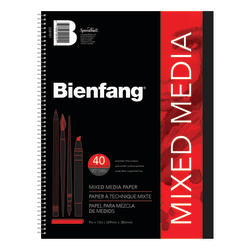 Bienfang® Mixed Media Pad, 9" x 12", White