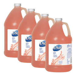 Dial Peach Scent Body And Hair Shampoo, 1 Gallon, Case Of 4 Bottles