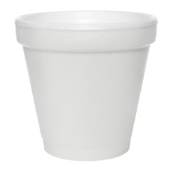 Dart Foam Cups, 4 Oz, White, Carton Of 1,000