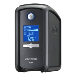 CyberPower® Uninterruptible 600-Watt 9-Outlet Power Supply, CP1000AVRLCD