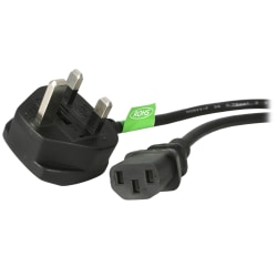 StarTech.com 6 ft Standard UK Computer Power Cord - Power cable - IEC 320 EN 60320 C13 (F) - BS 1363 (M)