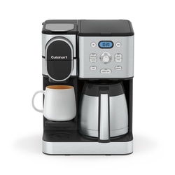 Cuisinart Thermal 10-Cup Programmable Coffeemaker, Black/Chrome