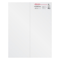 Office Depot® Brand Vanishing Grid Presentation Tri-Fold Foam Board, 22" x 28", White