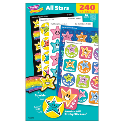 TREND Mixed Stickers Variety Pack, All Stars, Pack Of 240