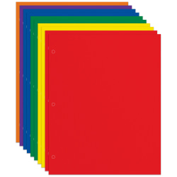 Office Depot® Brand 2-Pocket School-Grade Paper Folders, Letter Size, Assorted Colors, Pack Of 10