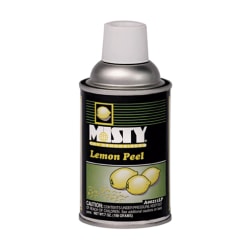 MISTY Metered Dispenser Refill Lemon Peel Deodorizer, Lemon, Carton Of 12