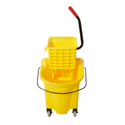 Rubbermaid® WaveBrake® Side Press Combo Bucket, 26 Quart, Yellow