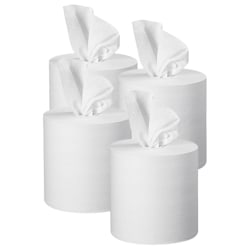 Kleenex® Premiere® Center-Pull 1-Ply Paper Towels, 250 Sheets Per Roll, Pack Of 4 Rolls