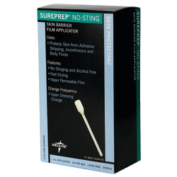 Medline Sureprep No-Sting Skin Protectant, Box Of 25 Packets