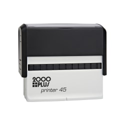 Custom 2000 PLUS® Self-Inking Stamp, P45, 15/16" x 3-3/16" Impression