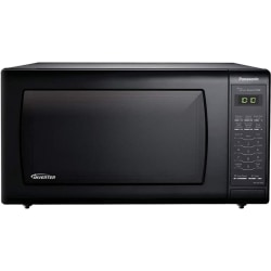 Panasonic NN-SN736B Microwave Oven - Single - 1.6 ft³ Capacity - Microwave - 10 Power Levels - 1250 W Microwave Power - 15" Turntable - 120 V AC - Countertop - Black