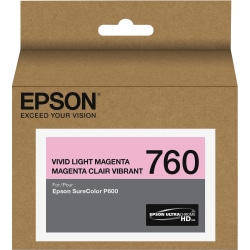 Epson UltraChrome HD T760 Original Ink Cartridge - Inkjet - Vivid Light Magenta - 1 Each