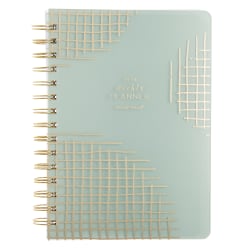 2023-2024 Russell+Hazel A5 15-Month Weekly/Monthly Planner, 5-7/8" x 8-1/4", Green Dots And Gold Foil, October to December, 78825