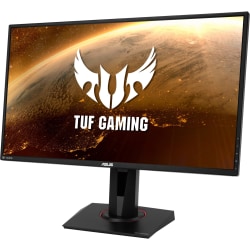 TUF VG27BQ 27" Class WQHD Gaming LCD Monitor - 16:9 - Black - 27" Viewable - Twisted nematic (TN) - LED Backlight - 2560 x 1440 - 16.7 Million Colors - G-sync - 350 Nit Maximum - 400 µs - 120 Hz Refresh Rate - HDMI - DisplayPort