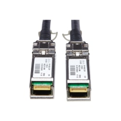 Cisco SFP+ Copper Twinax Cable - Direct attach cable - SFP+ to SFP+ - 16.4 ft - twinaxial - SFF-8436/IEEE 802.3ae - for 250 Series; Catalyst 2960, 2960G, 2960S, ESS9300; Nexus 93180, 9336, 9372; UCS 6140, C4200